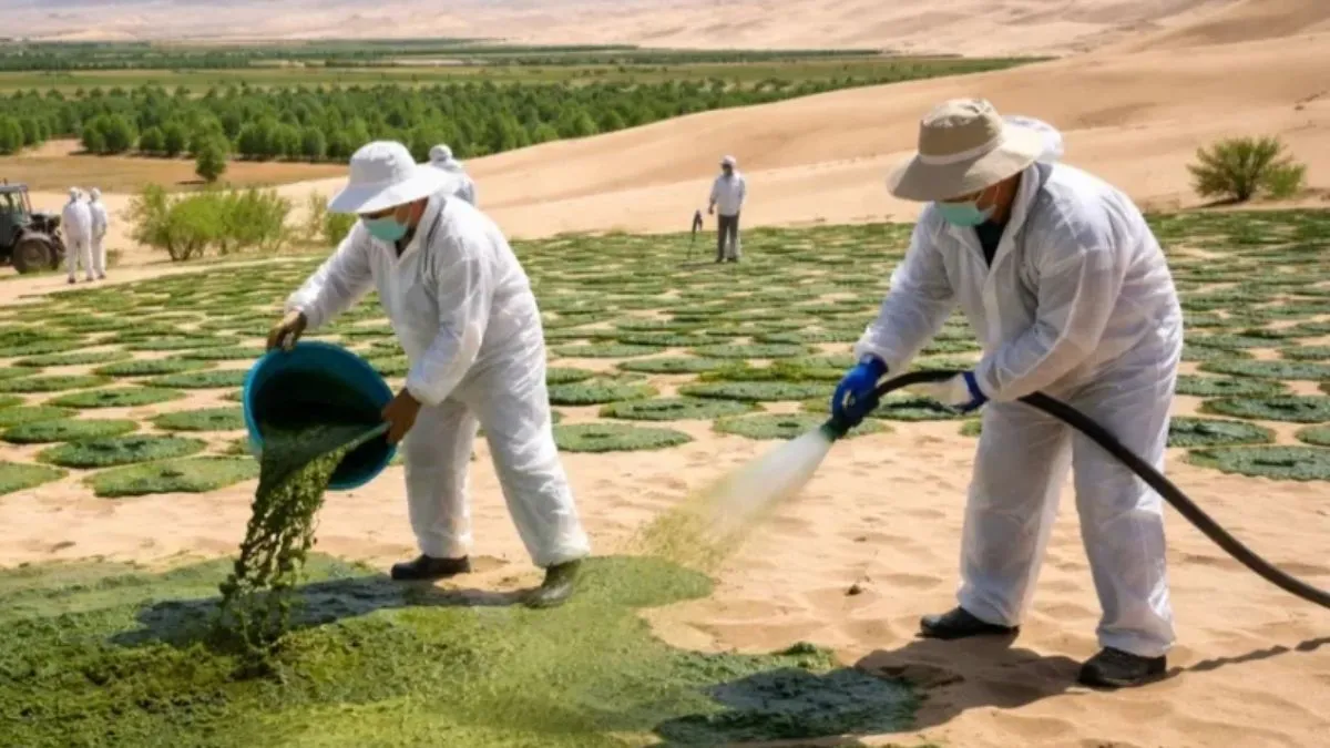 Cyanobakterien: der „lebende Klebstoff“ zur Begrünung Chinas arider Regionen